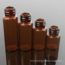 Disposable Amber Screwed Glass Bottle with Dropper